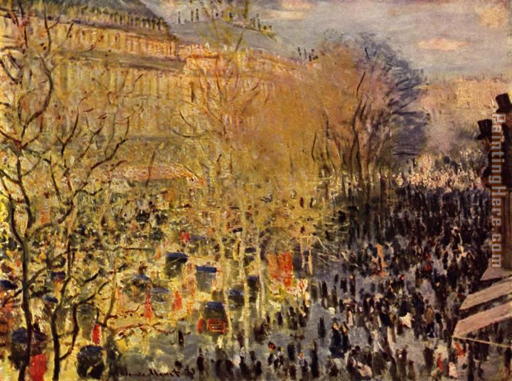 The Boulevard des Capuchine painting - Claude Monet The Boulevard des Capuchine art painting